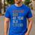 Husband Dad 40 Year Old Legend 40th Birthday Men's Casual T-Shirt Royal Blue