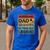 Husband Dad Grandpa 67 Year Old Legend 67th Birthday Vintage Men's Casual T-Shirt Royal Blue