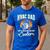 HVAC Dad But Cooler HVAC Technician Father Men's Casual T-Shirt Royal Blue