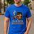 I’Ll Be In The Backyard Cigar Whiskey Dad Bourbon BBQ Summer Men's Casual T-Shirt Royal Blue