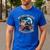 I'm A Beast Alpha Man Alpha Wolves Jokes Dad Papa Alpha Wolf Men's Casual T-Shirt Royal Blue