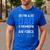 I’m A Dad Grandpa Air Force Veteran Distressed Men's Casual T-Shirt Royal Blue