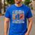 I'm A Dad a Grandpa And a Vietnam Veteran Men's Casual T-Shirt Royal Blue