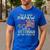 I'm A Dad Papaw And Veteran Retro Dad Papa Grandpa Men's Casual T-Shirt Royal Blue
