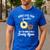 I'm Going To Be a Daddy Again Pregnancy Announcement Quote Men's Casual T-Shirt Royal Blue