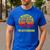 I'm Going Outside If Asked I'm Outstanding Dad Joke Men's Casual T-Shirt Royal Blue