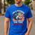 I'm Hooker On The Weekends Dirty Bass Dad Fishing Men's Casual T-Shirt Royal Blue