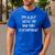 I'm Just Here To Pay For Everything Theme Park Dad Men's Casual T-Shirt Royal Blue
