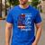 I'm Not Just a Daddy's Little Girl I'm a Veteran's Daughter Small Men's Casual T-Shirt Royal Blue