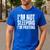 I'm Not Sleeping I'm Praying Mom Dad Joke Premium Tri-Blend Men's Casual T-Shirt Royal Blue