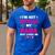 I'm Not Spoiled My Dada Just Loves Me Kids Girls Daughter Men's Casual T-Shirt Royal Blue