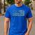 I'm Not The Step Dad I'm The Dad That Stepped Up Camouflage Men's Casual T-Shirt Royal Blue