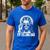 I'm Telling Dad Jesus Men's Casual T-Shirt Royal Blue