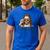 I'm Telling Dad Jesus Wearing Sunglasses Christian Fathers Men's Casual T-Shirt Royal Blue