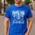 I'm A Viking Dad I Fear Odin And My Wife Norse Mythology Men's Casual T-Shirt Royal Blue