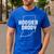 Indiana Hoosier Dad Men's Casual T-Shirt Royal Blue