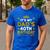 It's My Dad's 40th Birthday Happy Birthday 40 Years Old Men's Casual T-Shirt Royal Blue
