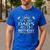 It's My Dad's 45th Birthday Happy Birthday 45 Years Old Men's Casual T-Shirt Royal Blue