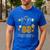 It's My Dad's 80th Birthday Happy Birthday 80 Years Old Men's Casual T-Shirt Royal Blue