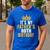 It's My Father's 80th Birthday 80 Years Old Dad Men's Casual T-Shirt Royal Blue