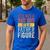 It's Not A Dad Bod It's A Father Figure Retro VintageShort Sleeve Men's Casual T-Shirt Royal Blue