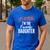 It's Official I'm The Favorite Daughter From Dad Mom Men's Casual T-Shirt Royal Blue