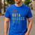 IVF Got a Badass Wife IVF Dad Transfer Day Infertility Men's Casual T-Shirt Royal Blue
