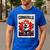 Japanese Art Corgi Dog Mom Dad Men's Casual T-Shirt Royal Blue