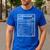 Jordanian Dad Nutrition Facts National Pride For Dad Men's Casual T-Shirt Royal Blue