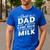 Just A Dad Who Always Came Back Dad For Men Men's Casual T-Shirt Royal Blue