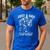 Just a Dad Who Always Came Back With The Milk Shirt Bigfoot Men's Casual T-Shirt Royal Blue Just a Dad Who Always Came Back With The Milk Shirt Bigfoot Men's Casual T-Shirt Royal Blue