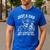 Just A Dad Who Always Came Back With The Milk Shirt Skeleton Men's Casual T-Shirt Royal Blue