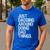 Just Dadding Around Doing Dad Things For Dads Father's Day Men's Casual T-Shirt Royal Blue