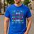 Just Feliz Navi Because I Don't Have A Dad Ugly Christmas Men's Casual T-Shirt Royal Blue
