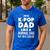 K-Pop Dad Korean Music Lover Men's Casual T-Shirt Royal Blue