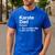 Karate Dad Definition Sports Martial Arts Men's Casual T-Shirt Royal Blue