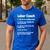 Labor Coach Expecting Dad Rules Papa Baby Men's Casual T-Shirt Royal Blue Labor Coach Expecting Dad Rules Papa Baby Men's Casual T-Shirt Royal Blue