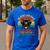 Labrador Retriever Dad Black Lab Dad Men's Casual T-Shirt Royal Blue