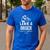 Lawn & Order Special Mowing Unit Dad Joke Lawn Mower Men's Casual T-Shirt Royal Blue