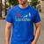 Lawn Mowing Lawnfather Dad Lawn Mower Gardening Men's Casual T-Shirt Royal Blue