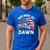Lawn Mowing We Ride At Dawn Father Day Care Mower Dad Men's Casual T-Shirt Royal Blue Lawn Mowing We Ride At Dawn Father Day Care Mower Dad Men's Casual T-Shirt Royal Blue