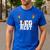 Leg Rest Naughty Dad Joke Vagitarian Lesbian Men's Casual T-Shirt Royal Blue
