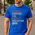 Legend Husband Dad Papa Protector Hero For Dad Men's Casual T-Shirt Royal Blue