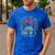 I Leveled Up To Dad Of 3 2026 Promoted To Dad Of Three Kids Men's Casual T-Shirt Royal Blue I Leveled Up To Dad Of 3 2026 Promoted To Dad Of Three Kids Men's Casual T-Shirt Royal Blue