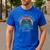 I Leveled Up To First Time Daddy Soon To Be Dad Men's Casual T-Shirt Royal Blue