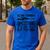 Long Range Shooting It's Like Golf But For Men Dad Men Men's Casual T-Shirt Royal Blue