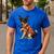 I Love Dad Tattoo Rat Terrier Dad Men's Casual T-Shirt Royal Blue I Love Dad Tattoo Rat Terrier Dad Men's Casual T-Shirt Royal Blue
