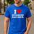 I Love Divorced Dad Rock Joke Men's Casual T-Shirt Royal Blue I Love Divorced Dad Rock Joke Men's Casual T-Shirt Royal Blue
