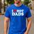 I Love I Heart Hot Dads Shirt Men's Casual T-Shirt Royal Blue
