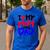 I Love My Mom And Dad Idea Shirt Men's Casual T-Shirt Royal Blue